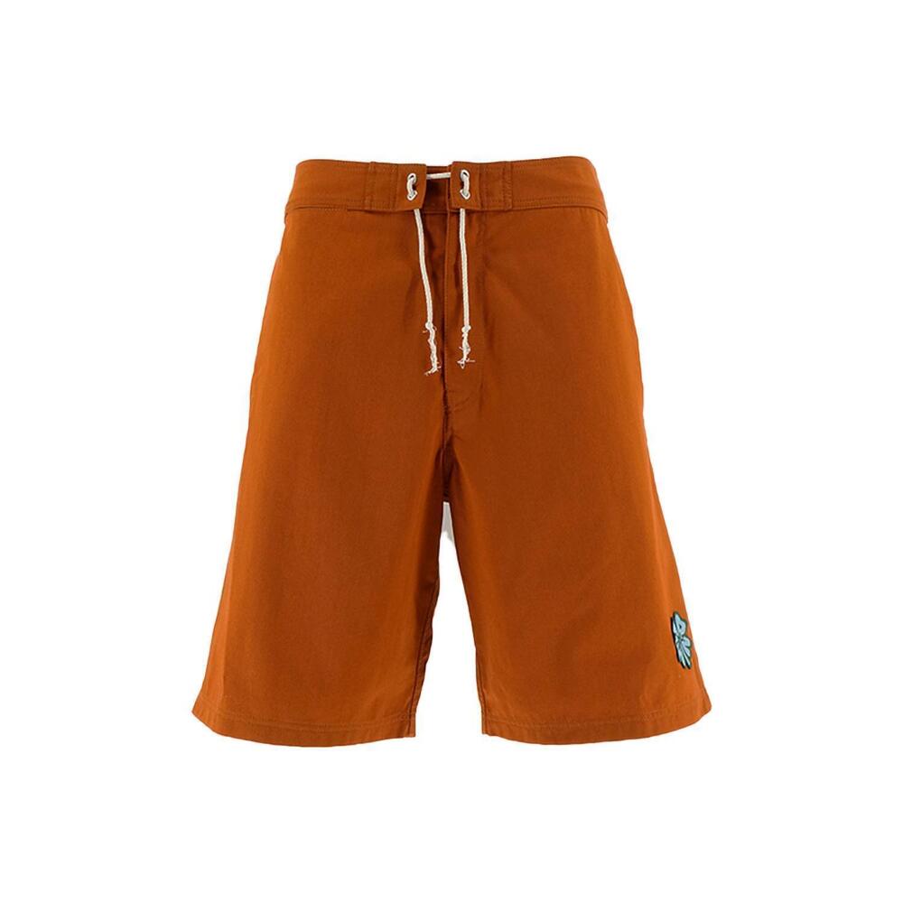 NEW MARNI men's relaxed fit bermuda shorts in dust apricot
